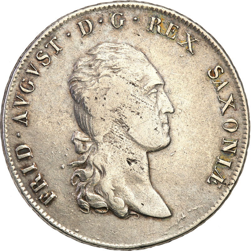 Niemcy, Saksonia. Fryderyk August I (1806-1827). Talar 1808 SCH, Drezno